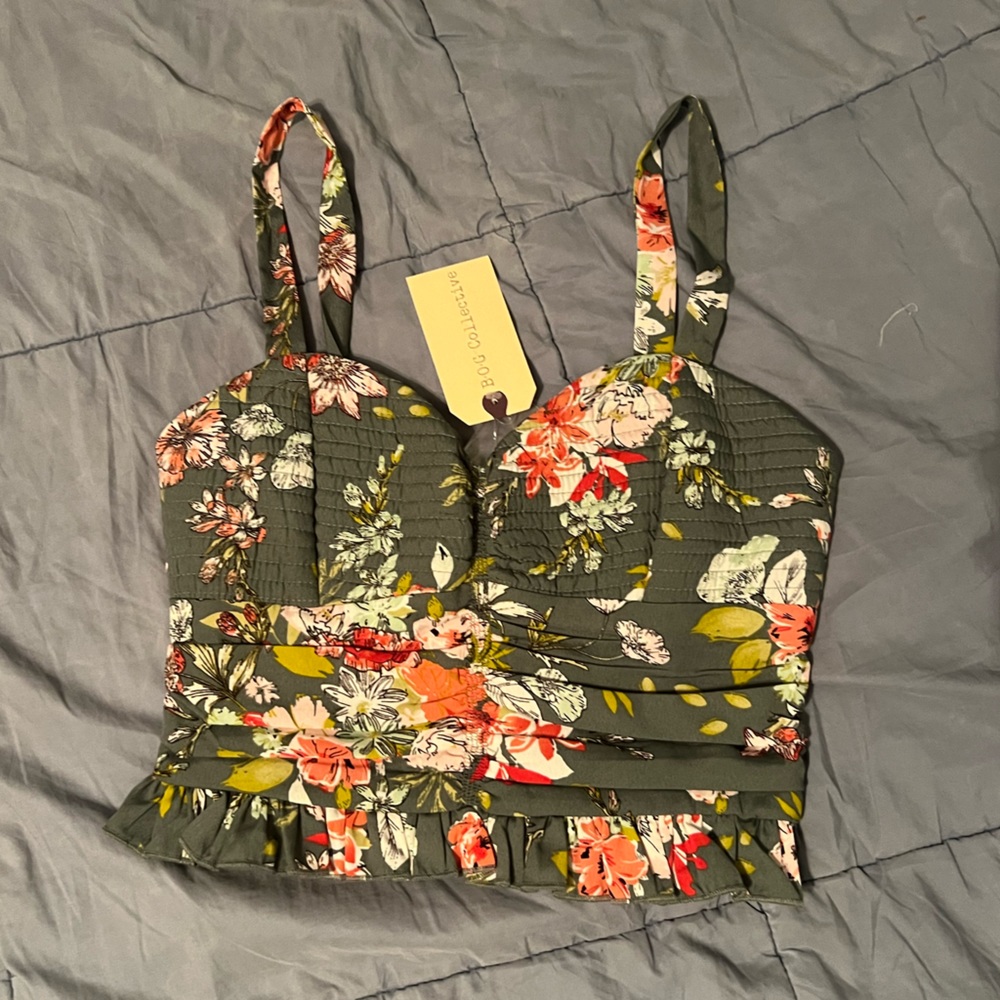 Floral tank top